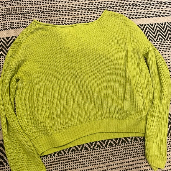 wild fable | Tops | Neon Sweater | Poshmark